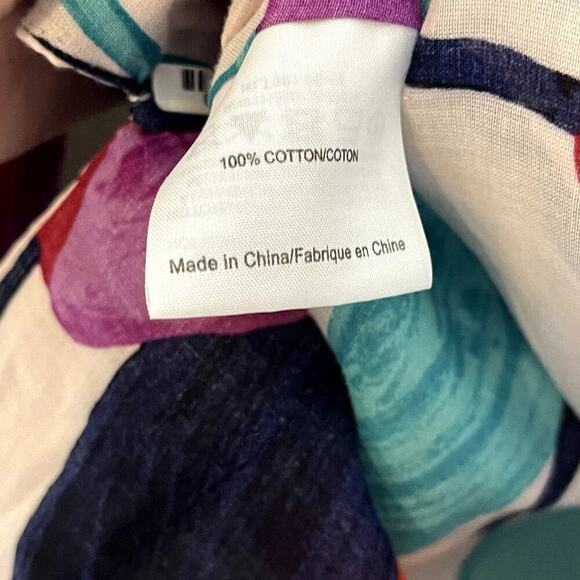 TORY BURCH TULIP LONG SLEEVE TUNIC TOP‎ SIZE 4 - Picture 7 of 9